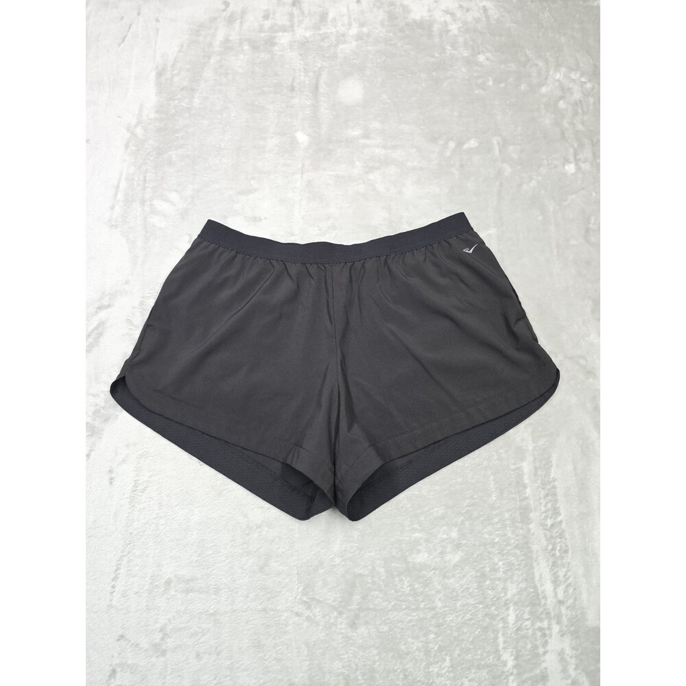 Everlast Women's Running Shorts Size L Large Black Athletic Workout Pockets Gym